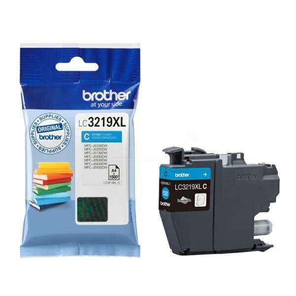 Brother LC3219XL Cyan Cartucho de Tinta Original - LC3219XLC - Prinkweb