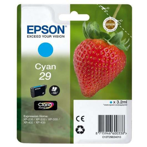 Cartouche d'encre cyan originale Epson T2982 (29) - C13T29824012