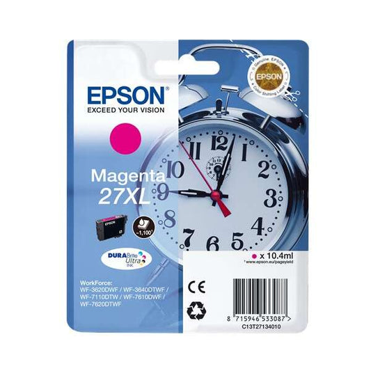 Epson T2713 (27XL) Magenta Cartucho de Tinta Original - C13T27134012 - Prinkweb