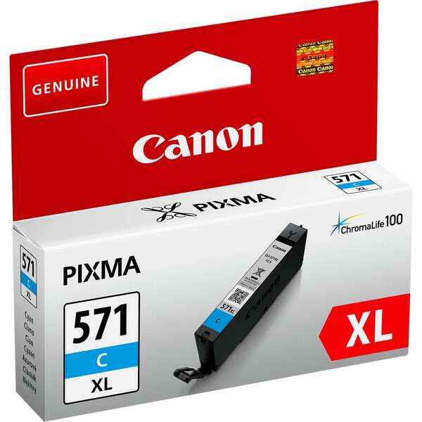 Canon CLI571XL Cyan Cartucho de Tinta Original - 0332C001 - Prinkweb