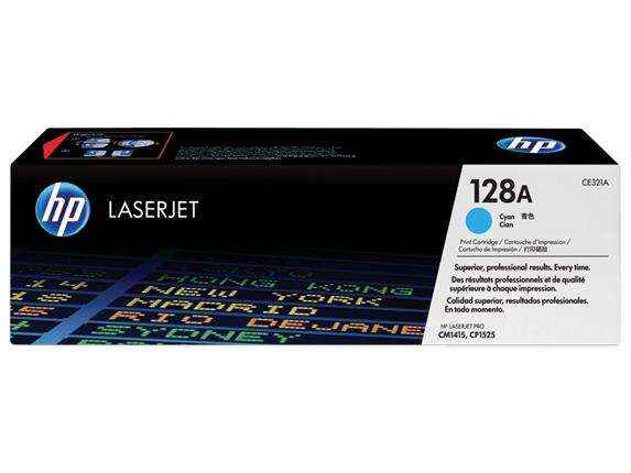 HP CE321A Cyan Cartucho de Toner Original - 128A - Prinkweb