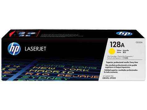 HP CE322A Amarillo Cartucho de Toner Original - 128A - Prinkweb