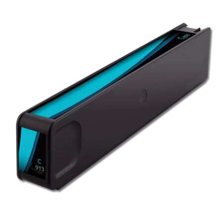 Cartucho compatible HP 913A cian