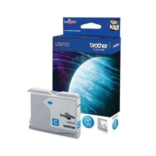 Brother LC970 Cyan Cartucho de Tinta Original - LC970C - Prinkweb