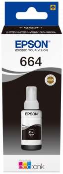 Epson T6641 Negro Botella de Tinta Original - C13T664140 - Prinkweb