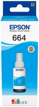 Epson T6642 Cyan Botella de Tinta Original - C13T664240 - Prinkweb