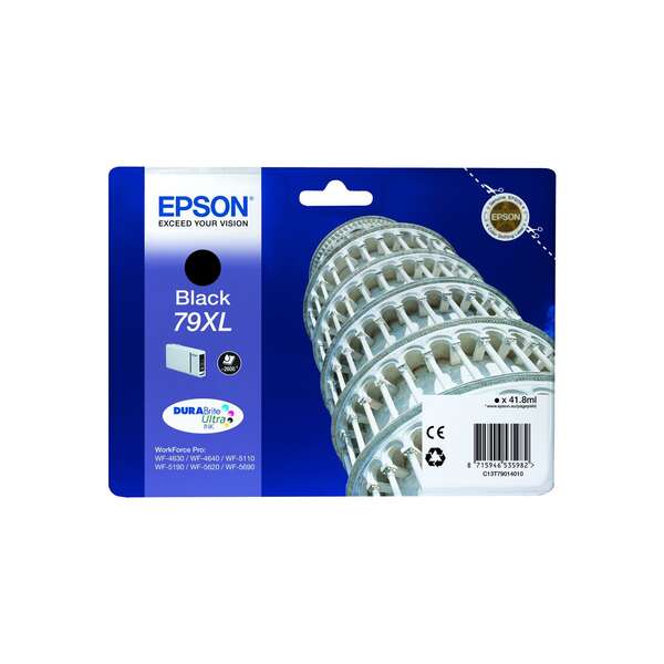 Epson T7901 (79XL) Negro Cartucho de Tinta Original - C13T79014010 - Prinkweb