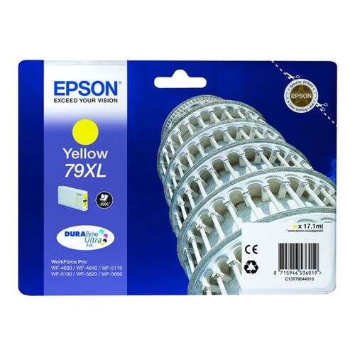Epson T7904 (79XL) Amarillo Cartucho de Tinta Original - C13T79044010 - Prinkweb