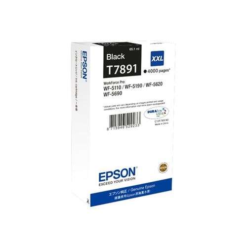 Epson T7891 Negro Cartucho de Tinta Original - C13T789140 - Prinkweb