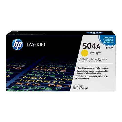 HP CE252A Amarillo Cartucho de Toner Original - 504A - Prinkweb