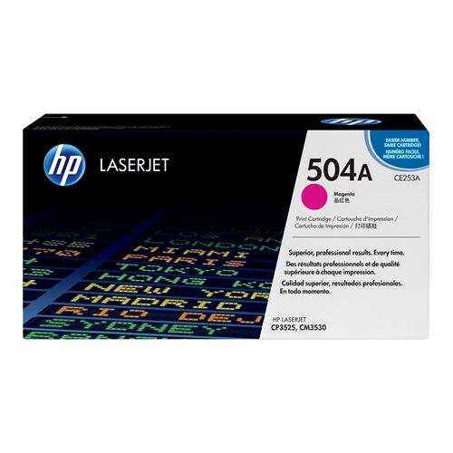 HP CE253A Magenta Cartucho de Toner Original - 504A - Prinkweb