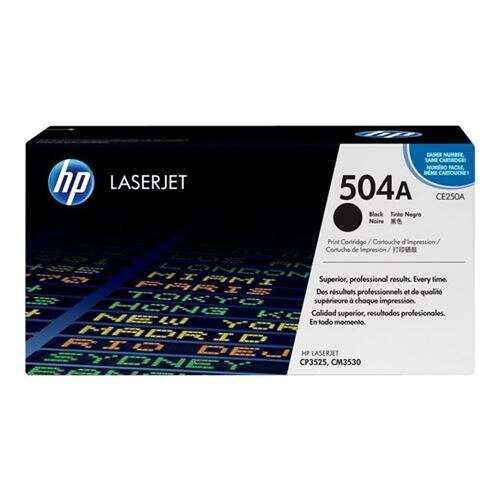 HP CE250A Negro Cartucho de Toner Original - 504A - Prinkweb
