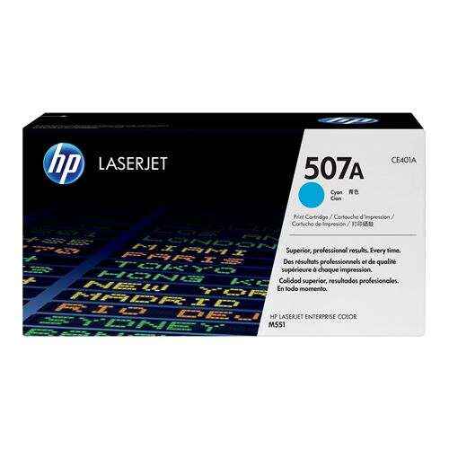 HP CE401A Cyan Cartucho de Toner Original - 507A - Prinkweb