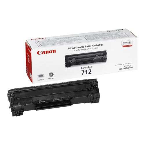 Canon 712 Negro Cartucho de Toner Original - 1870B002 - Prinkweb