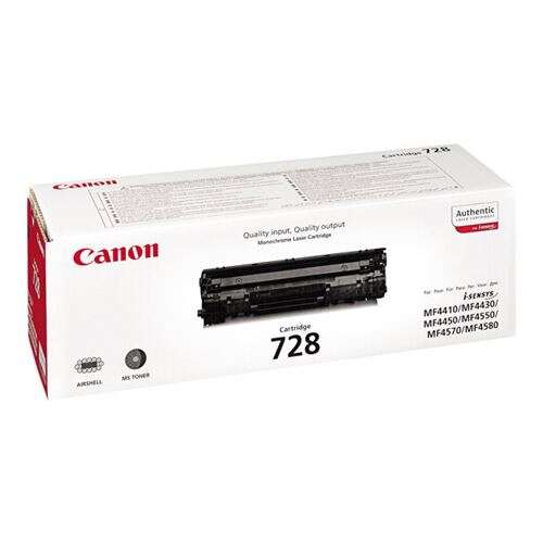 Canon 728 Negro Cartucho de Toner Original - 3500B002 - Prinkweb