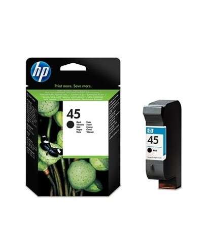 HP 45 Negro Cartucho de Tinta Original - 51645AE - Prinkweb