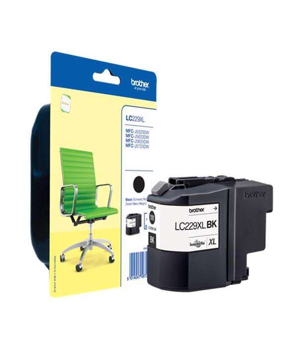 Brother LC229XL Negro Cartucho de Tinta Original - LC229XLBKBP - Prinkweb
