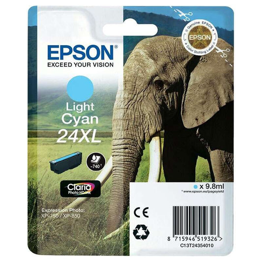 Epson T2435 (24XL) Cyan Light Cartucho de Tinta Original - C13T24354012 - Prinkweb