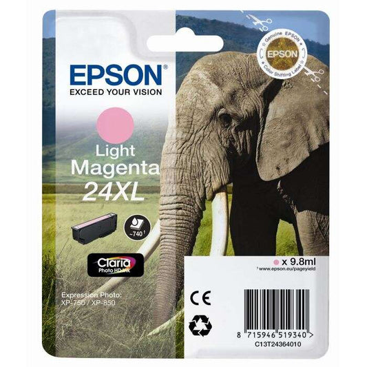 Epson T2436 (24XL) Magenta Light Cartucho de Tinta Original - C13T24364012 - Prinkweb