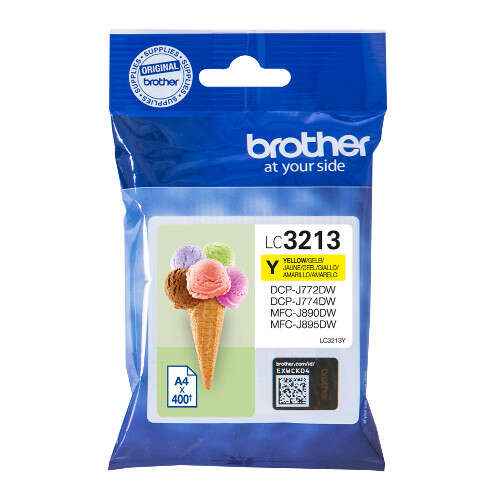 Brother LC3213 Amarillo Cartucho de Tinta Original - LC3213Y - Prinkweb