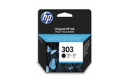 HP 303 Black Original Ink Cartridge - T6N02AE for HP Printers