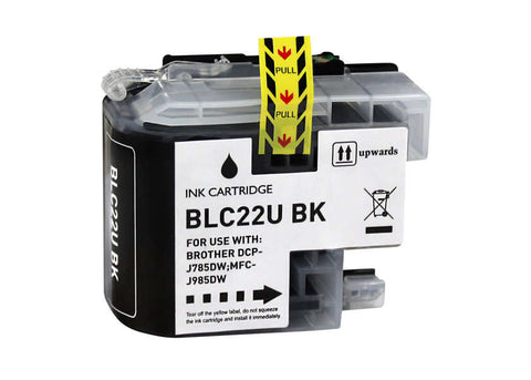 Brother LC22U kartutxo beltz bateragarria