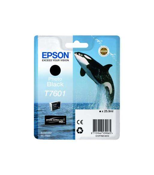 Epson T7601 Negro Photo Cartucho de Tinta Original - C13T76014010 - Prinkweb
