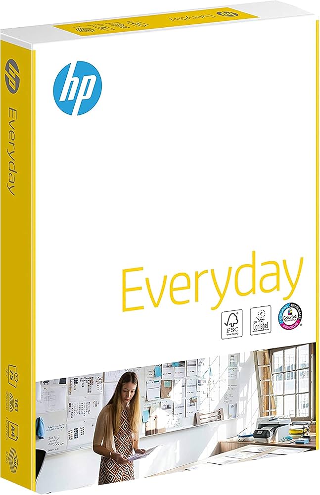 Papier HP Everyday A4, 500 feuilles, blanc - Quantité : 5