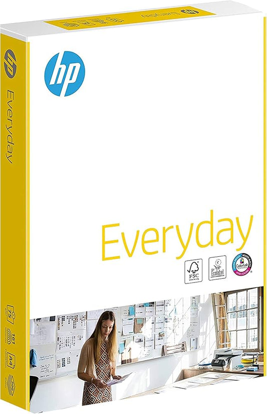 HP Papel A4 Everyday 500 Hojas Blanco - Cantidad: 5