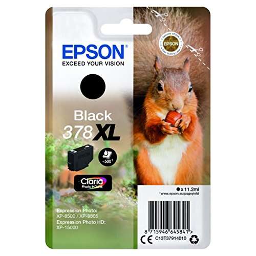 Epson 378XL Negro Cartucho de Tinta Original - C13T37914010 - Prinkweb
