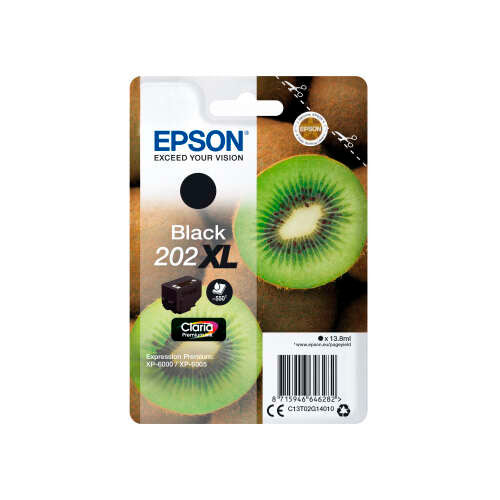 Epson 202XL Negro Cartucho de Tinta Original - C13T02G14010 - Prinkweb