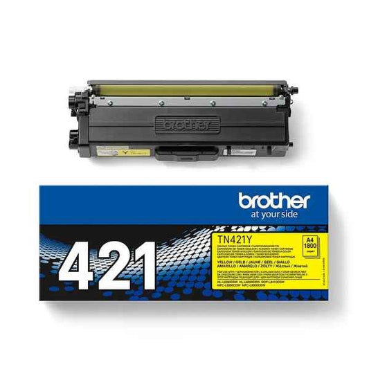 Brother TN421 Amarillo Cartucho de Toner Original - TN421Y - Prinkweb