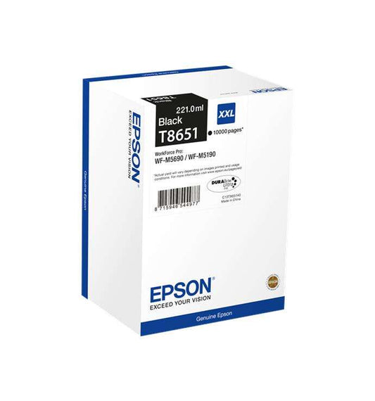 Epson T8651 Negro Cartucho de Tinta Original - C13T865140 - Prinkweb