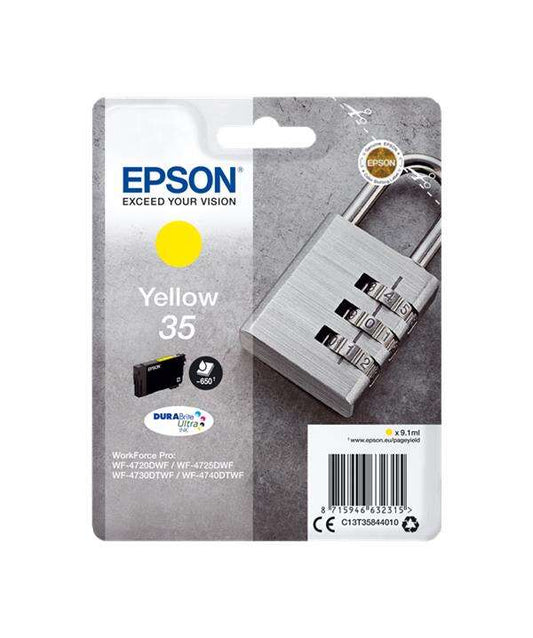 Epson T3584 (35) Amarillo Cartucho de Tinta Original - C13T35844010 - Prinkweb