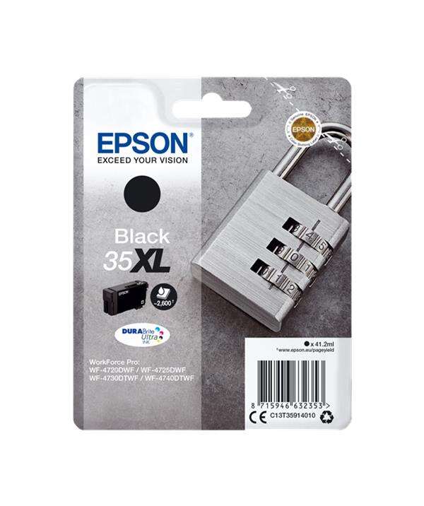 Epson T3591 (35XL) Negro Cartucho de Tinta Original - C13T35914010 - Prinkweb