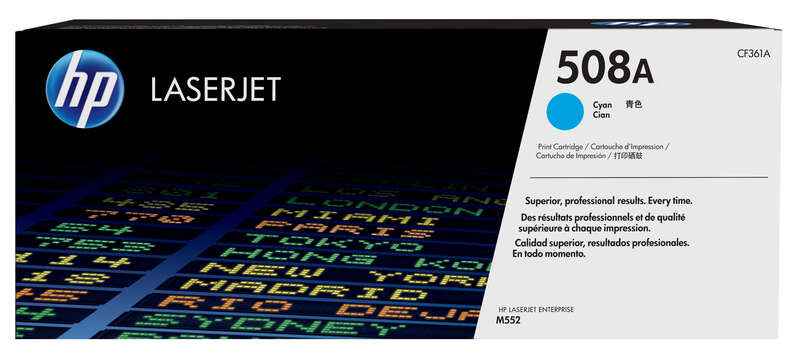 HP CF361A Cyan Cartucho de Toner Original - 508A - Prinkweb