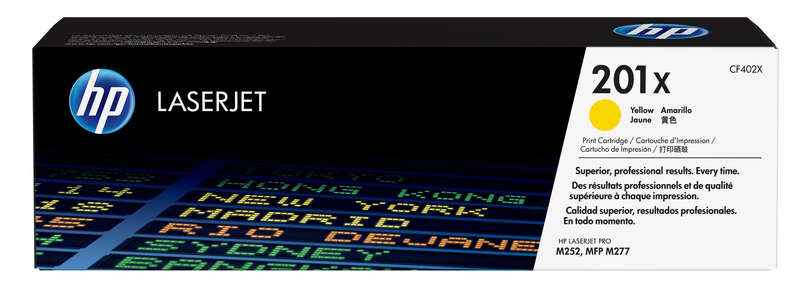 HP CF402X Amarillo Cartucho de Toner Original - 201X - Prinkweb