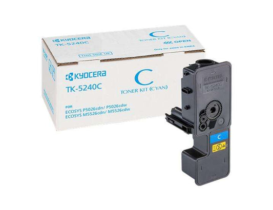 Kyocera TK5240 Cyan Cartucho de Toner Original - 1T02R7CNL0/TK5240C - Prinkweb