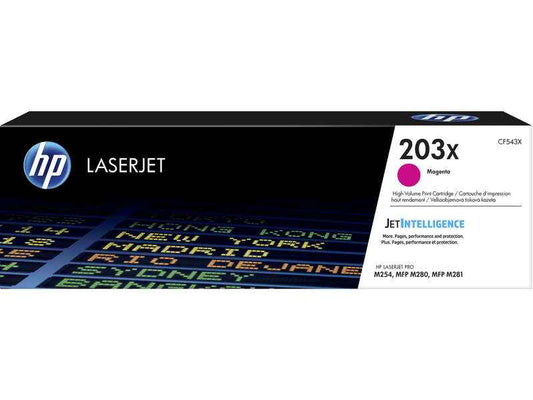 HP CF543X Magenta Cartucho de Toner Original - 203X - Prinkweb