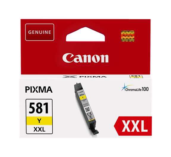 Canon CLI581XXL Amarillo Cartucho de Tinta Original - 1997C001 - Prinkweb