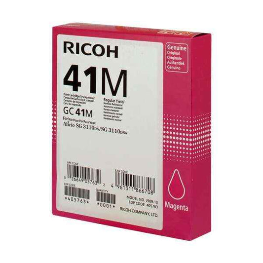 Ricoh GC41 Magenta Cartucho de Gel Original - 405763 - Prinkweb