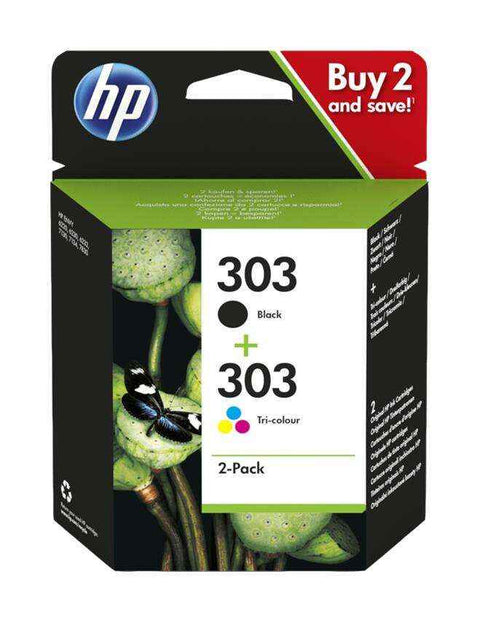 HP 303 Negre + Color Pack de 2 Cartutxos de Tinta Originals - 3YM92AE