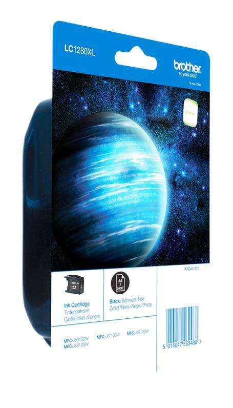 Brother LC1280XL Negro Cartucho de Tinta Original - LC1280XLBKBP - Prinkweb