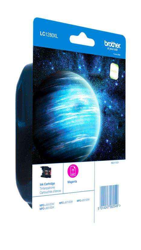 Brother LC1280XL Magenta Cartucho de Tinta Original - LC1280XLMBP - Prinkweb