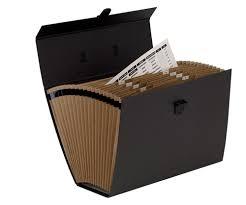 Étui classificateur d'accordéon noir Fellowes
