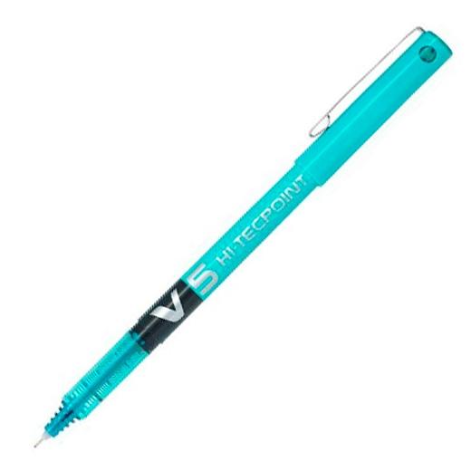 PILOT ROLLER TINTA LÍQUIDA V-5 HI-TECPOINT AZUL CLARO - Prinkweb