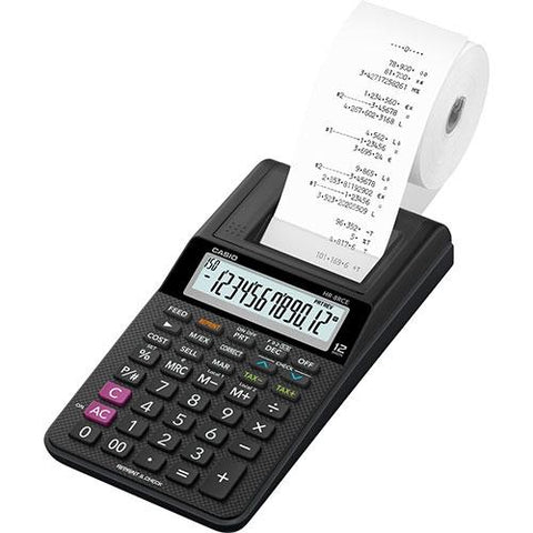 CASIO CALCULADORA D’OFICINA AMB IMPRESORA NEGRA HR-8RCE