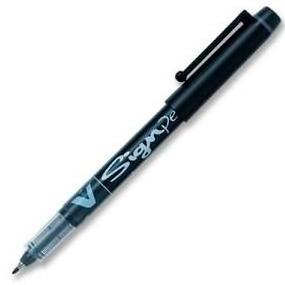 PILOT ROLLER TINTA LÍQUIDA VSIGN PEN PUNTA DE FIBRA 2.0MM NEGRO - Prinkweb