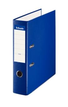 Classeur à levier ESSELTE A4, dos large, intérieur en PP doublé de papier Rado, protections d'angle bleues