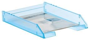 ARCHIVE 2000 PLATEAU ARCHIVE 2000 EMPILABLE FOND PLAT UTILISATION OPTIONNELLE DE TIGES DE LEVAGE FORMAT DIN A4 ET FOLIO 340X260X60 LAGOON TRANSLUCENT